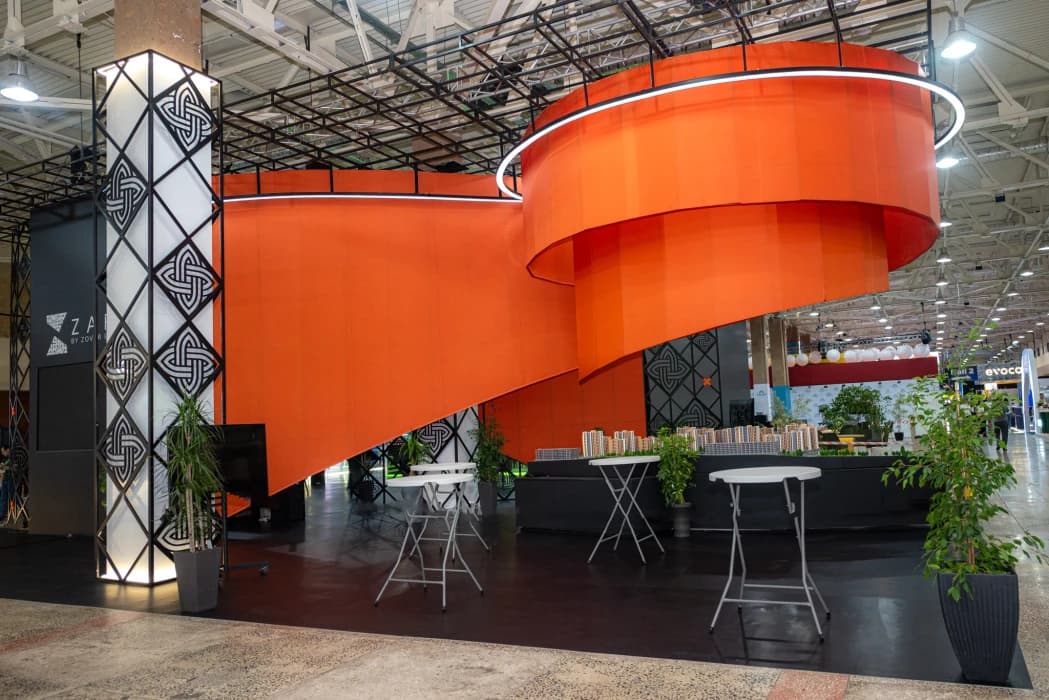 From concept to creation. StageStyle designed and constructed the Expo Stand for Zover Estates!